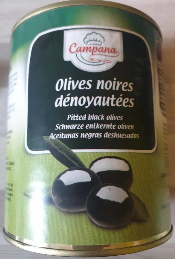 Olives noires dénoyautées