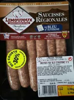 Saucisses régionales au bleu d Auvergne