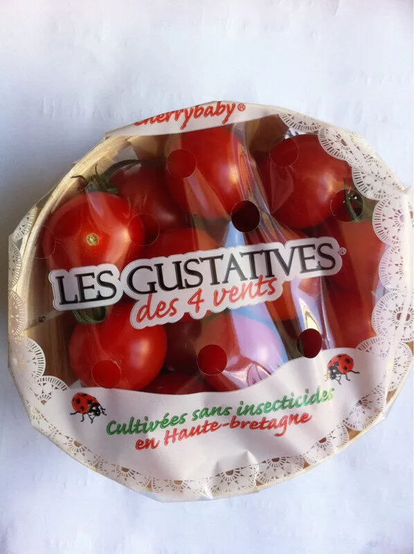 Panier De Tomates Cerises, Cultivées Sans Insecticides