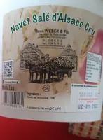 Navet salé  d Alsace cru