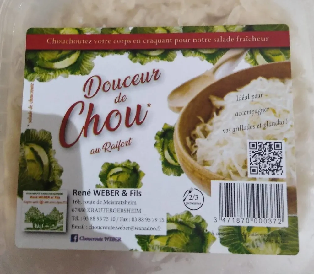 Douceur de chou au raifort