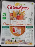 2 galettes quinoa-potimarron