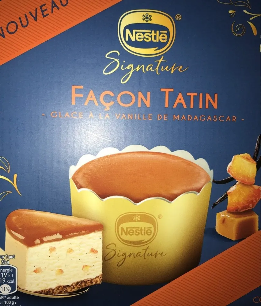 Nestle signature façon tatin