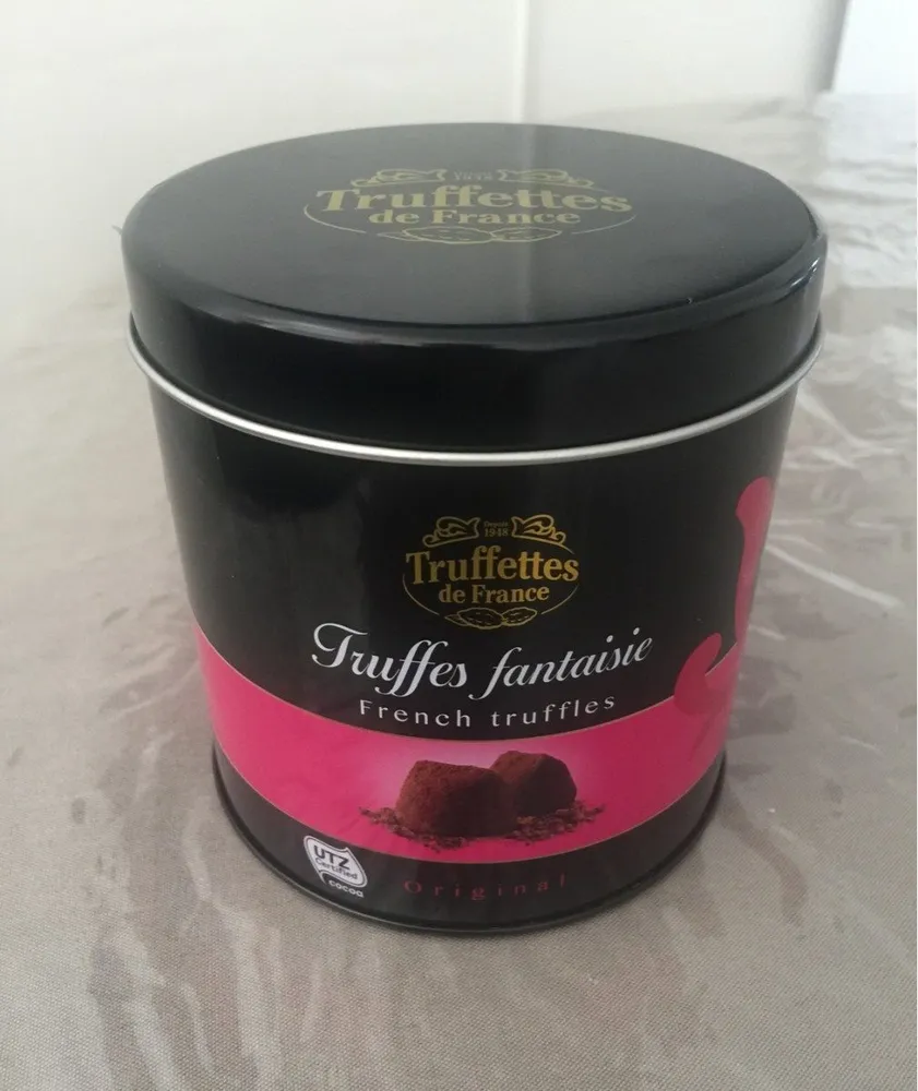 Truffes Nature Fantaisie En Boite Fer 250g