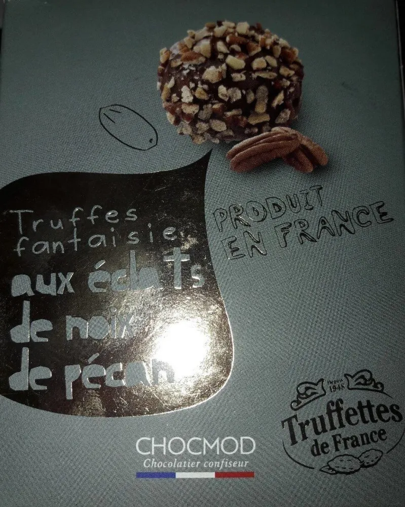 Truffes fantaisie aux éclats de noix de pecan