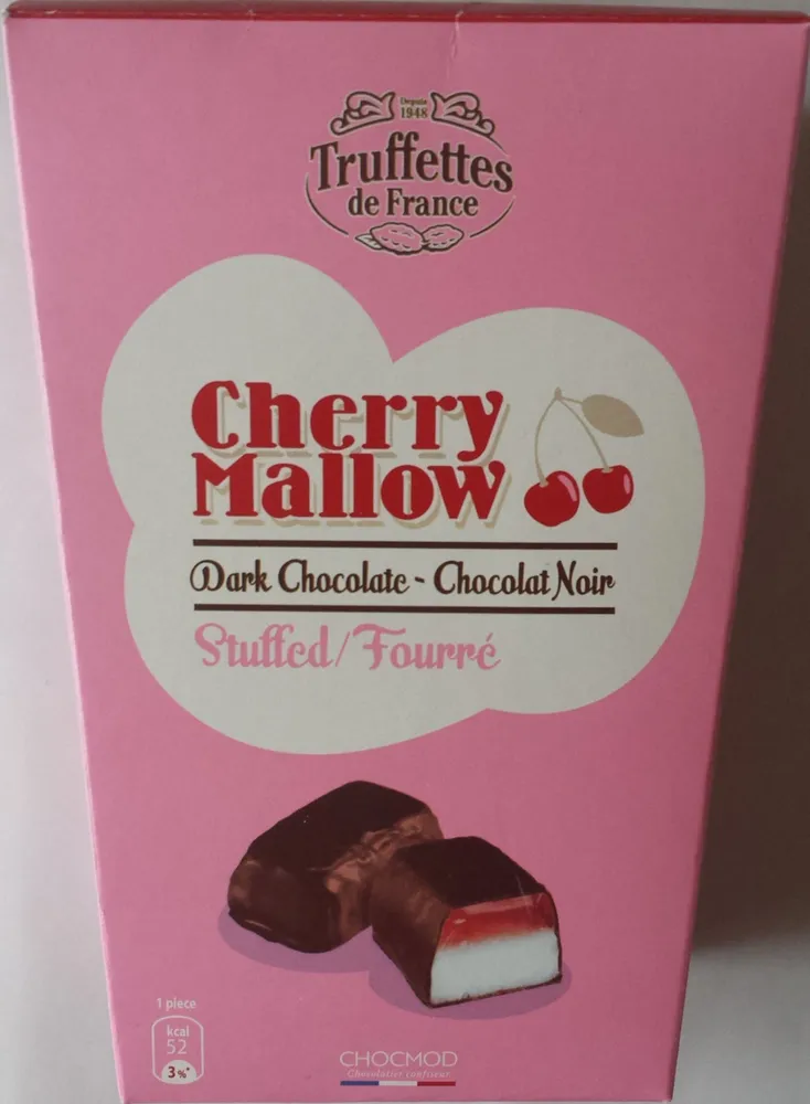 Cherry Mallow Chocolat Noir Fourré