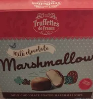 Milk chocolate coated marshmallows