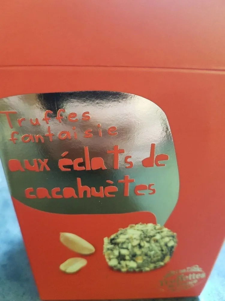 Truffes fantaisie aux éclats de cacahuètes