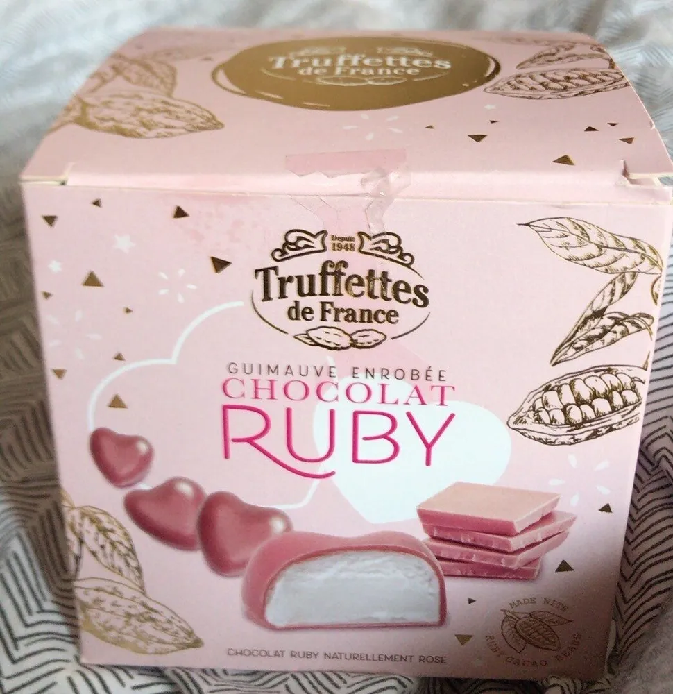 Guimauves enrobées Chocolat ruby
