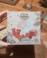 Guimauve enrobée de chocolat rubis