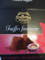 Truffes fantaisie crumble framboise