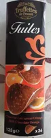 Chips chocolat lait saveur orange