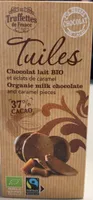 Tuiles chocolat lait bio