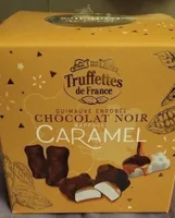 Guimauve enrobé chocolat noir nappage caramel