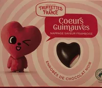 Coeurs guimauves nappage saveur framboise