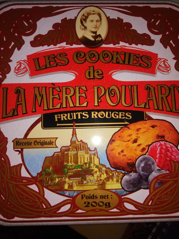Les Cookies de la Mère Poulard Fruits Rouges