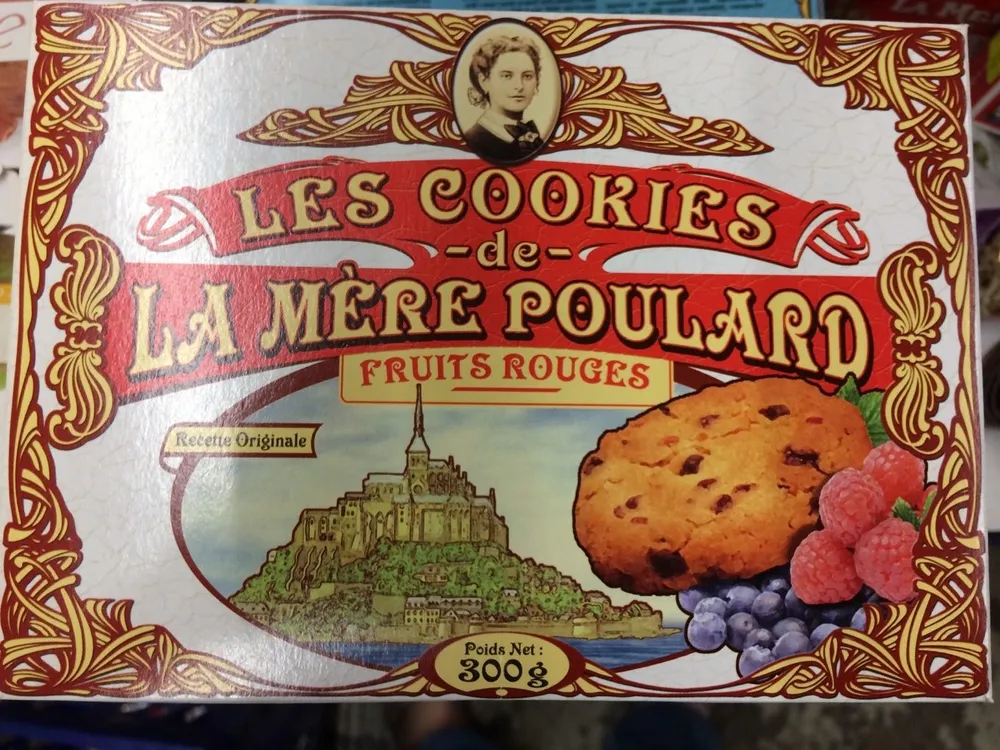 Les Cookies de la Mère Poulard Fruits Rouges