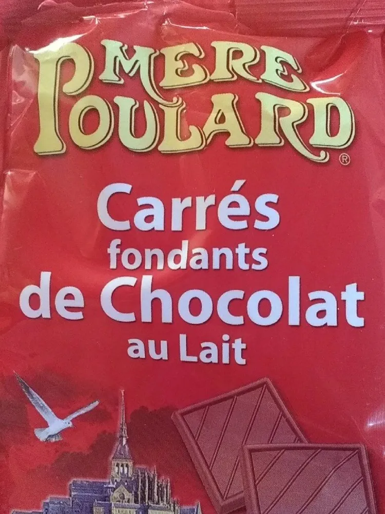 Carrés fondants de chocolat au lait