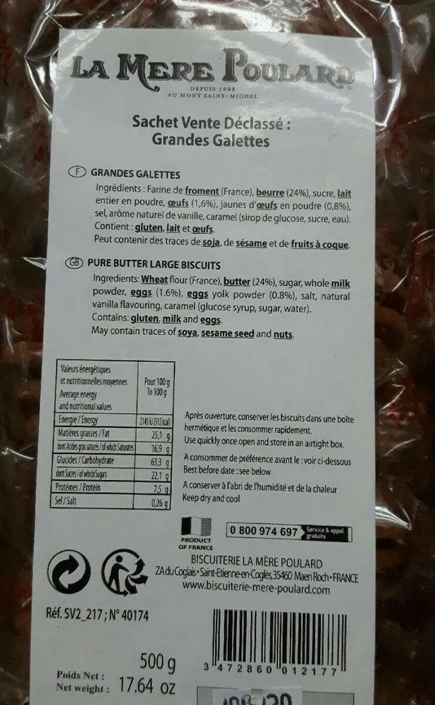 Grandes galettes