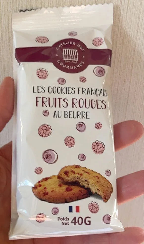 Cookies fruits rouges