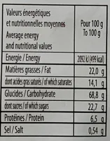 Sachet vente déclassée : galettes caramel au beurre salé