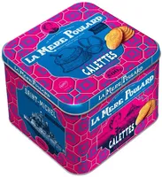Coffret métal grandes galettes faience 10 sachets 3 (50 g)