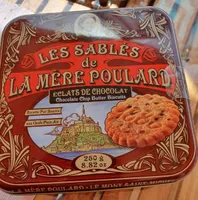 Les sablés de la Mère Poulard éclats chocolat