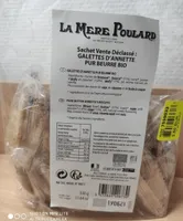 Sachet Vente Déclassé : Galettes d'Annette pur beurre bio