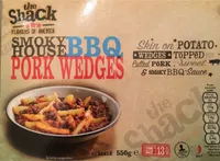 Smoky house BBQ pork wedges