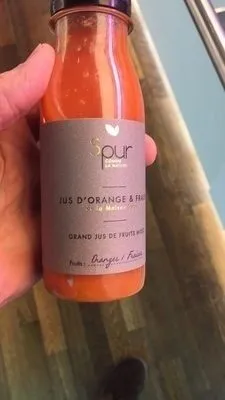 Jus d'orange & fraise