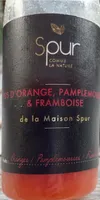 Jus d’orange, pamplemouse et framboise