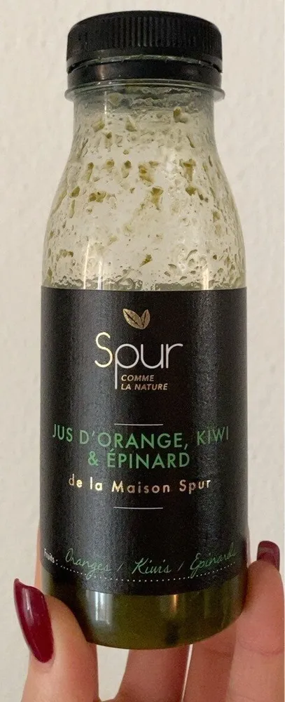 Jus d’orange, Kiwi & Épinard