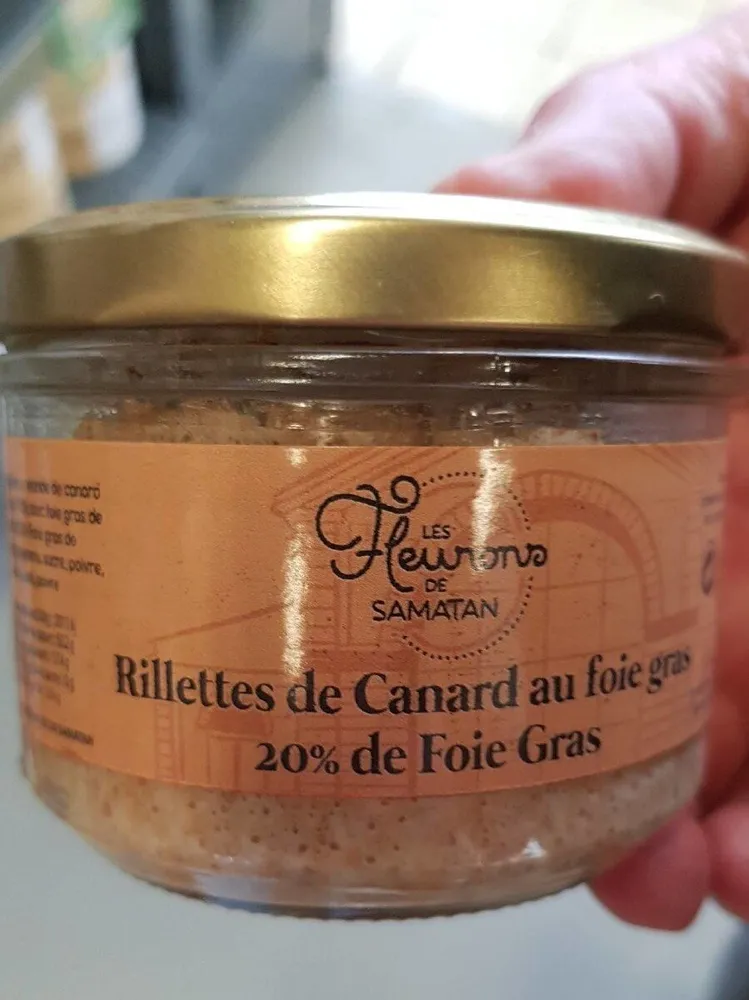 Rillettes de canard au foie gras