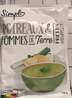 Potage poireaux et pommes de terre