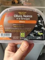 Olives noires a la grecqud
