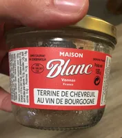 Terrine de chevreuil au vin de bourgogne