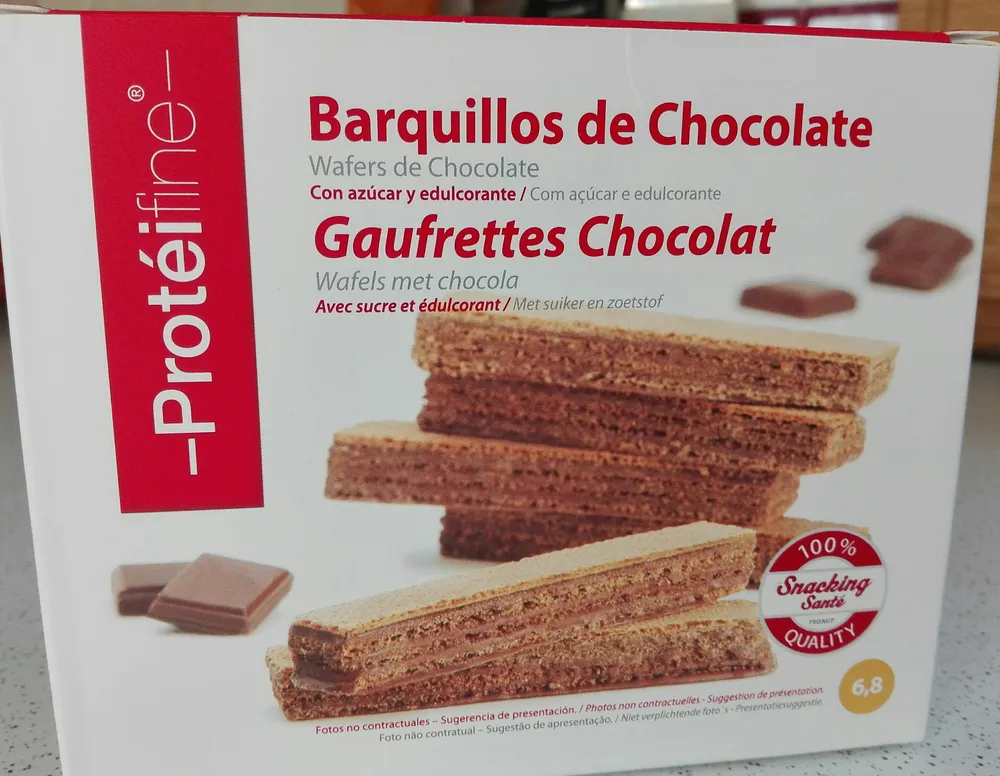 Protéifine Gaufrettes Chocolat Boite De 5X42G