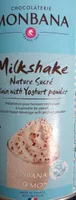 Milkshake nature sucré