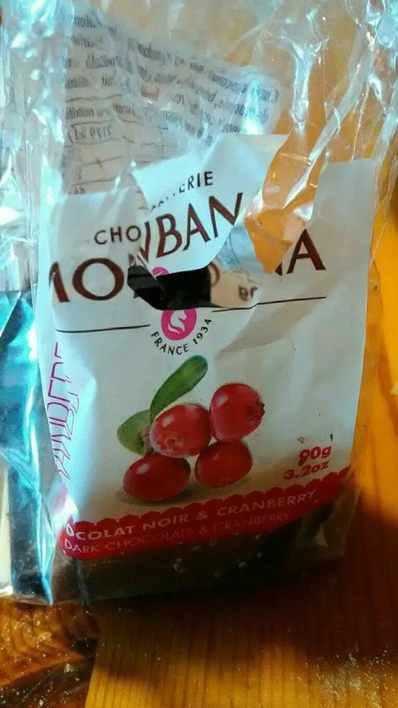 Chocolat noir et cranberry