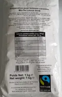 préparation pour boisson cacaotée