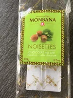 Chocolat au lait aux noisettes