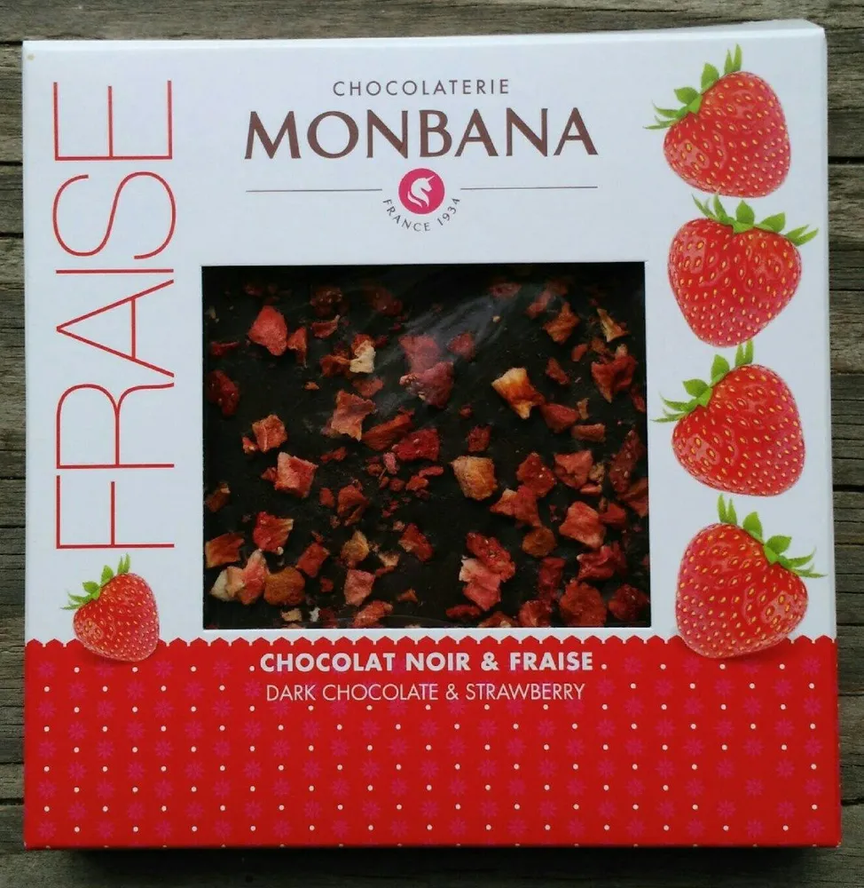 Chocolat noir et fraises