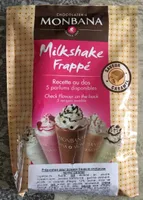 Milkshake frappé saveur caramel