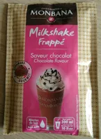Milkshake frappé saveur chocolat