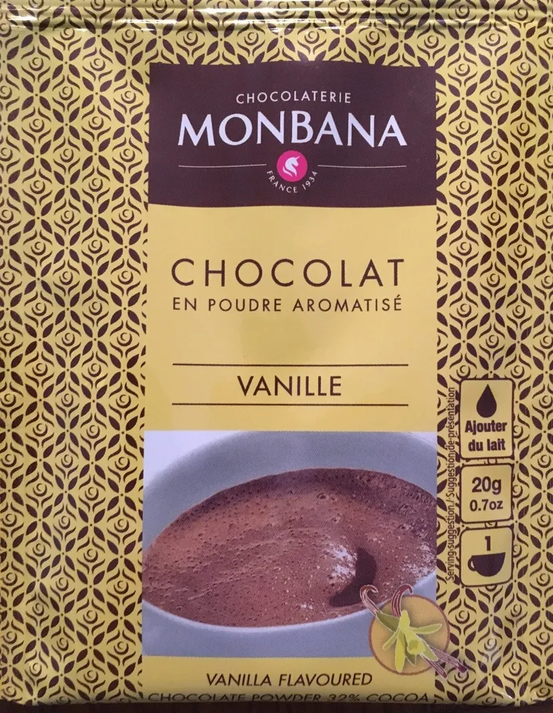 Chocolat en poudre aromatise vanille