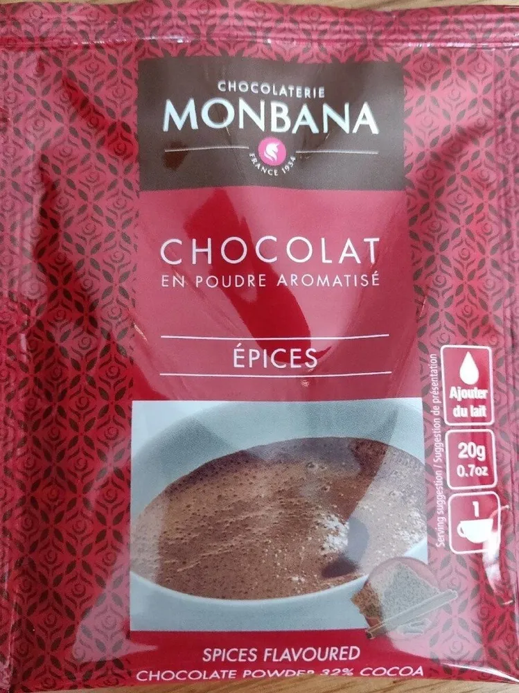 Chocolat en poudre goût épices