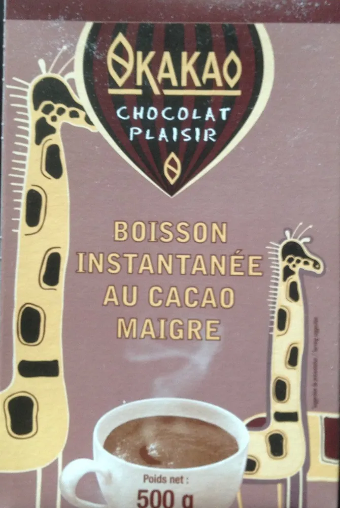 Boisson instantanée au cacao maigre
