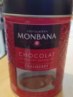 Chocolat en poudre aromatisé cranberry