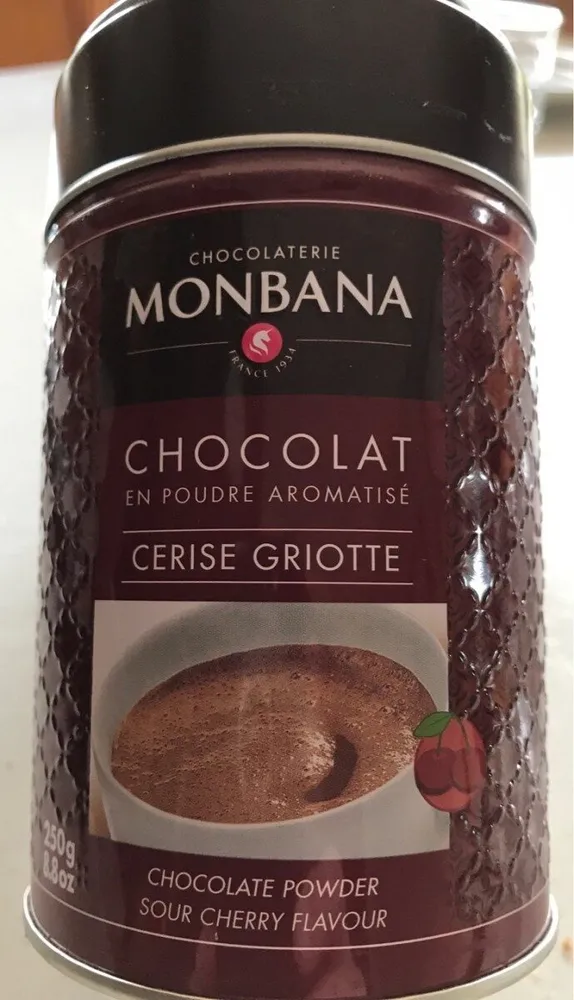 Chocolat en poudre cerise griotte