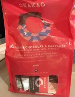 Carrés de chocolat à partager